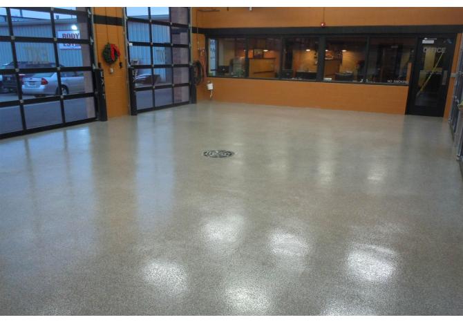 Vinyl Flake Epoxy Flooring